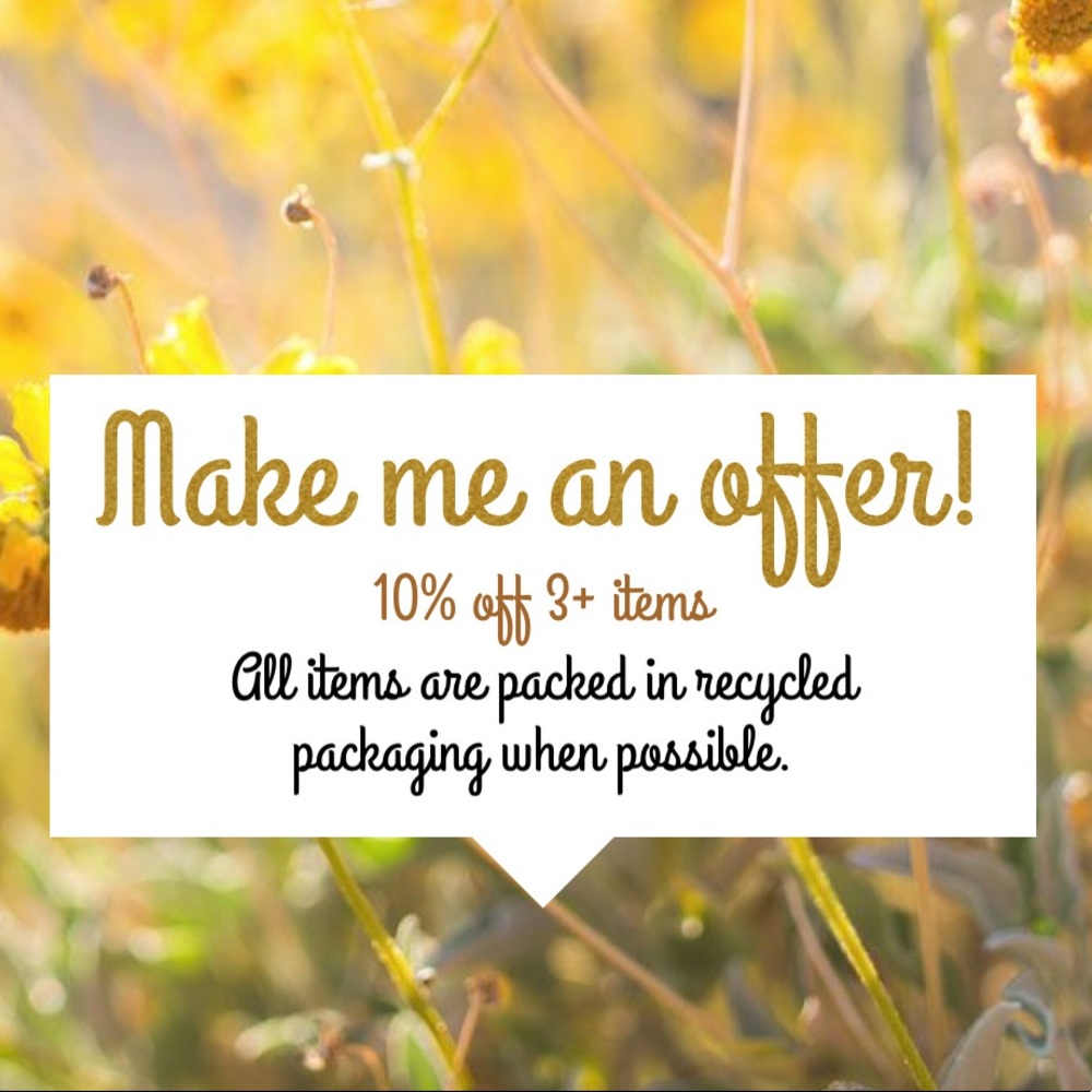 Make me an offer! 10% off 3+ items